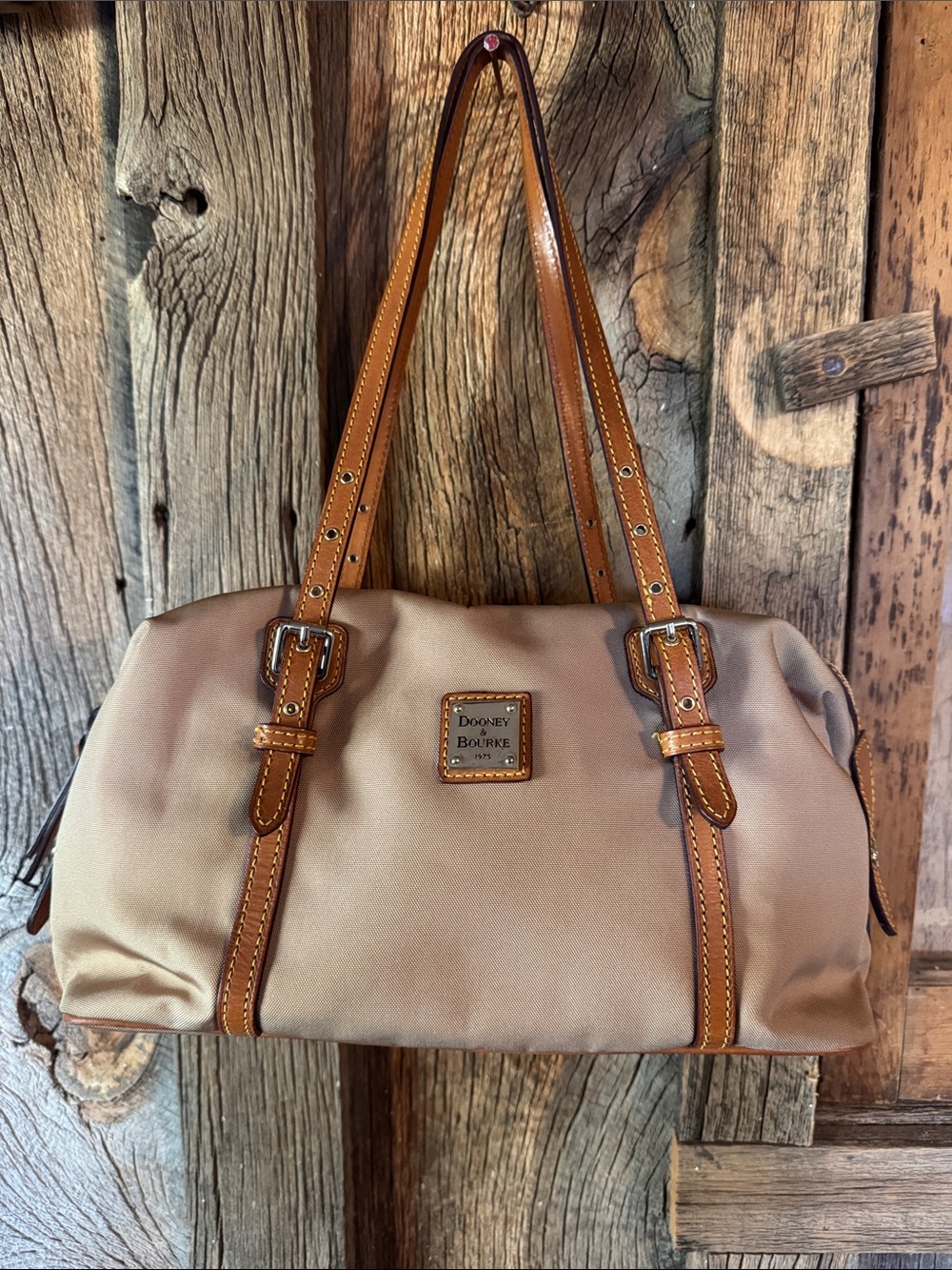 Dooney & Bourke Nylon Duffle Satchel